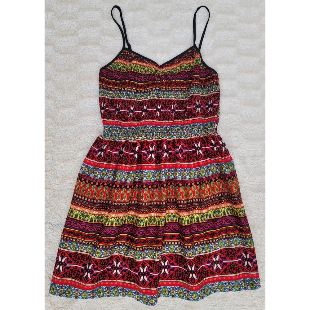 Band of Gypsies red patterned dress